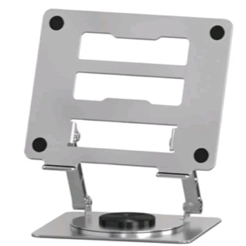 Nilox Supporto Stand per Notebook/Tablet 10"-16" Girevole 360 Gradi Ragolabile in Altezza Acciaio