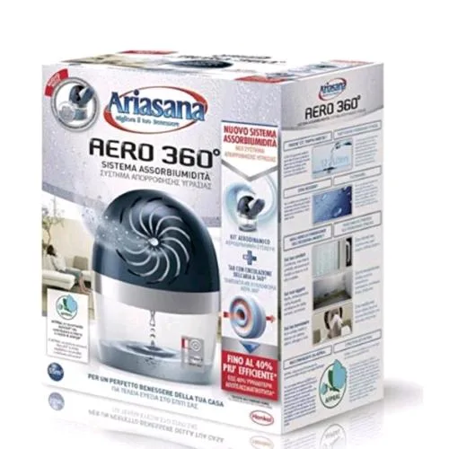 Ariasana Aero 360° Kit Aero 450 g Assorbiumidita' Aerodinamico Colori Assortiti