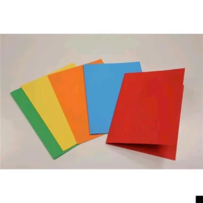 Brefiocart Color Cartelline in Cartoncino 250X350MM A4 Col.verde Conf 50 Pz.