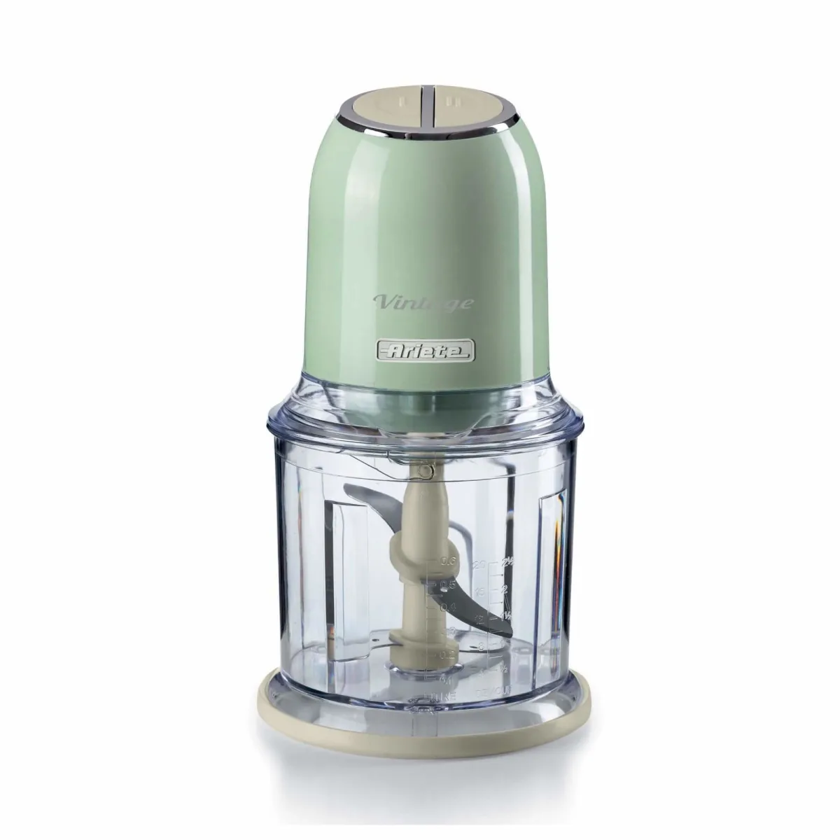 TRITATUTTO CHOPPER 400W INOX 4 LAME 600ML VERDE