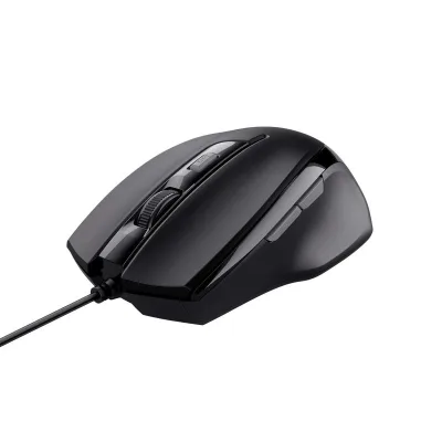 Trust Voca Comfort Mouse USB Ottico 2.400 DPI Nero