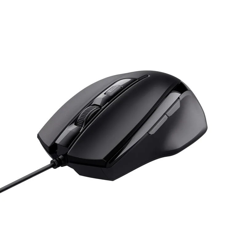 Trust Voca Comfort Mouse USB Ottico 2.400 DPI Nero