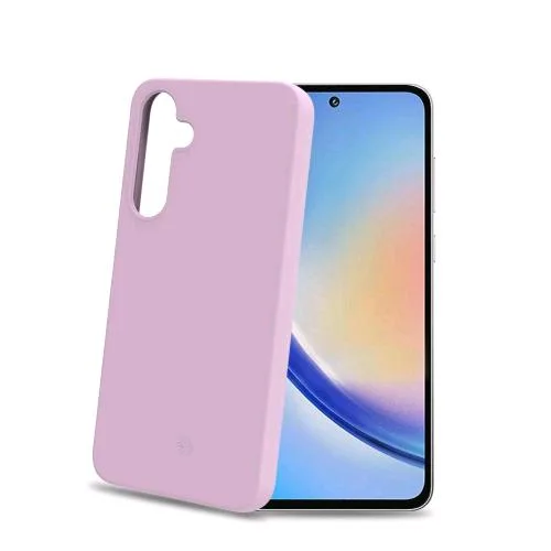 Celly Samsung Galaxy A35 5G Cover in Morbido Tpu Finitura Soft Touch Bordi Anitscivolo Rosa