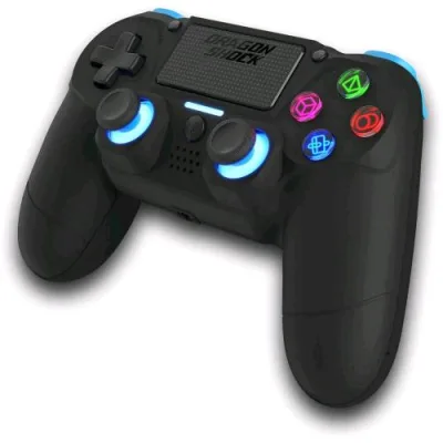 Dragonshock Mizar BT Controller Wireless per PS4 PC e Dispositivi Mobili Nero