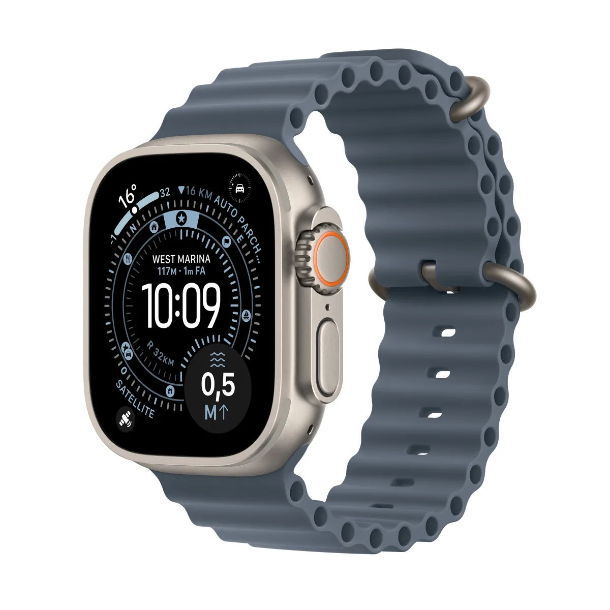WATCH 49MM ULTRA 3 CELL TITANI NATU CINT.BLU SALMASTRO OCEAN BAND