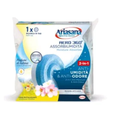 Ariasana Aero 360° Ricarica Assorbiumidita' da 450g Fiori di Campo
