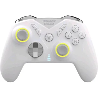 Dragonshock Nebula Pro Controllore Wireless Compatibile con Nintendo Switch - Switch Lite - Switch OLED - PS3 - PC - Android Bianco