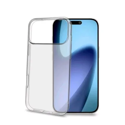 Celly Apple iPHONE 17 Pro Max Cover in Morbido Tpu Anti-Shock Trasparente
