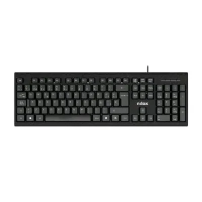 Nilox Tastiera USB 2.0 Layout Italiano Cavo 1.5 m Nero