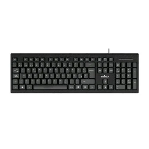Nilox Tastiera USB 2.0 Layout Italiano Cavo 1.5 m Nero