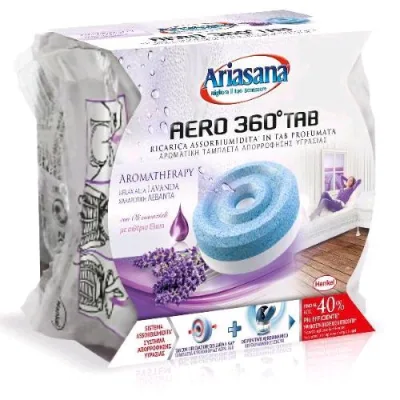 Ariasana Aero 360° Ricarica Assorbiumidita' da 450g Lavanda
