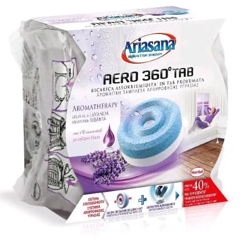 Ariasana Aero 360° Ricarica Assorbiumidita' da 450g Lavanda