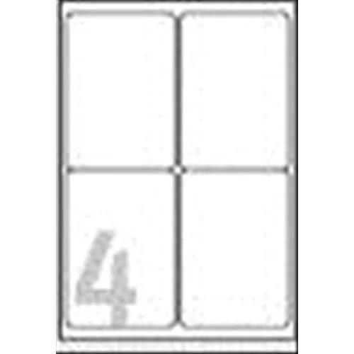 Avery-Zweckform L4774-20 Conf 80 Etichette in Poliestere 99.1X139 mm Colore Bianco