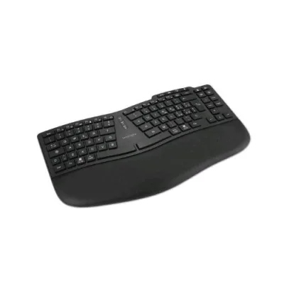 Kensington KB675 Pro Fit Ergo Tastiera Ergonomica Wireless Dual Mode RF 2.4GHz + Bluetooth + USB Layout Italiano Qwerty Nero