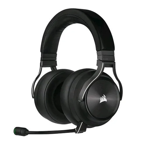 Corsair Virtuoso XT High-Fidelity Icue Cuffie con Microfono Wireless Padiglioni in Memory Foam Nero