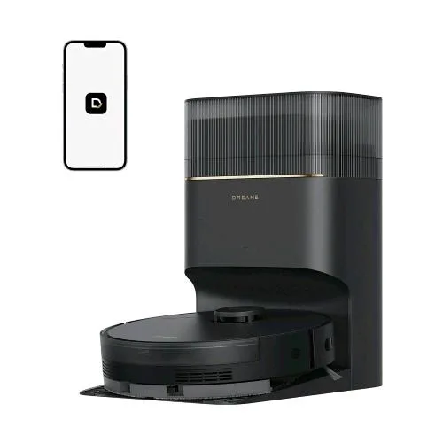 Dreame D20VIM Pro Plus Robot Aspirapolvere Aspirazione Vormax 13.000PA Lavapavimenti con Stazione di Ricarica e Svuotamento Nero