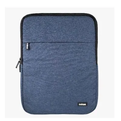Nilox Tech Borsa a Fontina per Notebook da 13.3" in Poliestere 2 Scomparti Blu