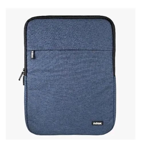 Nilox Tech Borsa a Fontina per Notebook da 13.3" in Poliestere 2 Scomparti Blu