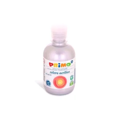 Primo Tempera Acrilica Flacone da 300 ml Colore Bianco