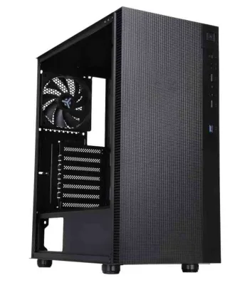 ITEK Sylent 03 Case Middle Tower 2XUSB-A 2.0 1XUSB-A 3.0 3XVENTOLE 120mm Rivestimento Fonoassorbente Black