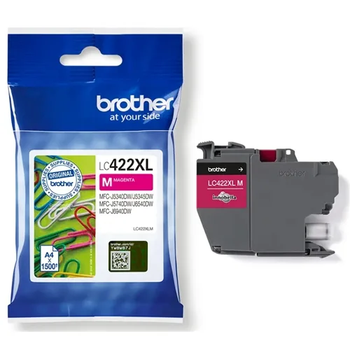 Brother LC422XLM Cartuccia Ink Jet Magenta per MFC-J5340DW/MFC-J5740DW MFC-J6540DW/MFC-J6940DW 1.500 Pagine