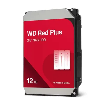 Western Digital Red Plus HDD 12TB SATA III 3.5" Buffer 512MB 7.200RPM