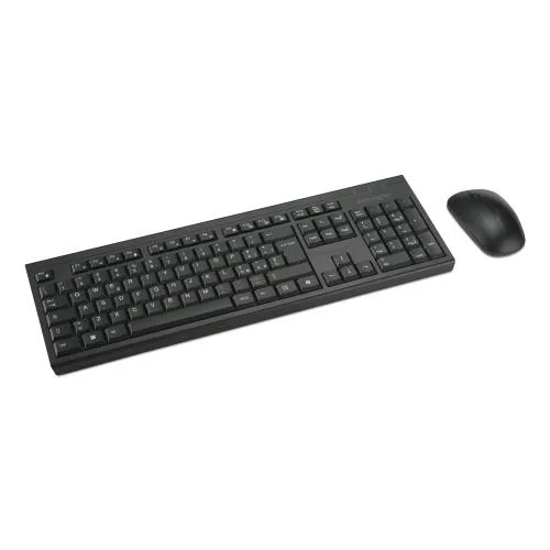 Kensington KM270 Eq Kit Mouse e Tastiera Full Size Ricaricabile Senza Fili 2.4 GHz + Bluetooth Qwerty Italiana