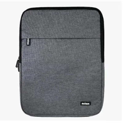 Nilox Tech Borsa a Fontina per Notebook da 13.3" in Poliestere 2 Scomparti Grigio