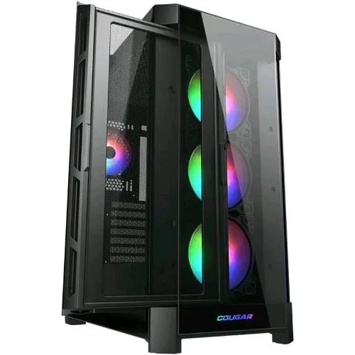 Cougar 385AD10P Duoface Pro RGB Cabinet ATX Midi TOWER2 Pannelli Frontali Vetro Nero