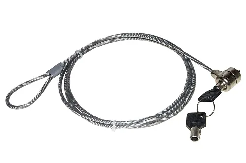 CAVO LUCCHETTO SICUREZZA NB 1,5MT CHIUSURA CON CHIAVE