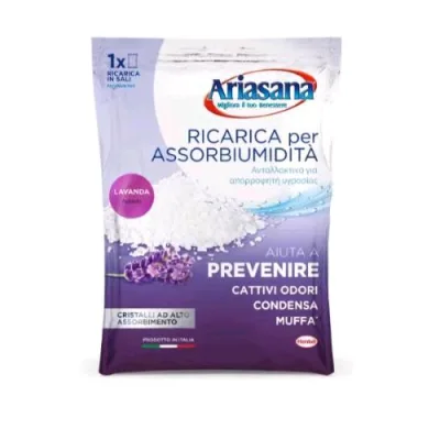 Ariasana Ricarica Sali Assorbiumidita' da 450 g Profumazione Lavanda