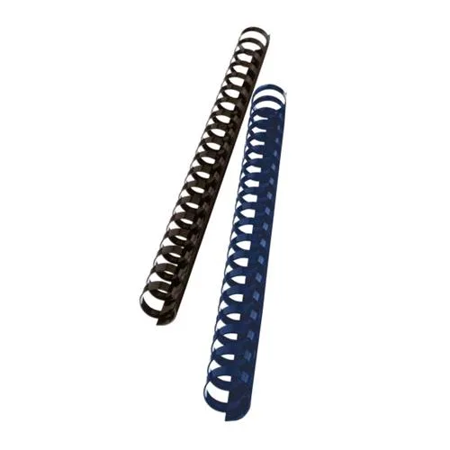 GBC Dorsi in Plastica a Spirale 21 Anelli da 19 mm Rilegatura 1/165 Fogli Col. Blu Conf 100 Pz.