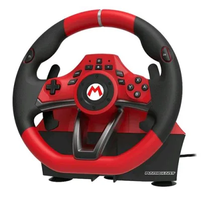 Hori Nintendo Switch Volante + Pedali Mario Kart Racing Wheel Pro Deluxe
