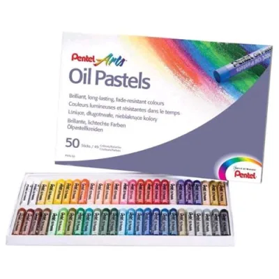 Pentel Pastelli Ad Olio 1 mm Colori Assortiti Conf. 50 Pz.