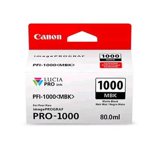 Canon Pfi-1000 MBK Cartuccia Ink Nero Opaco