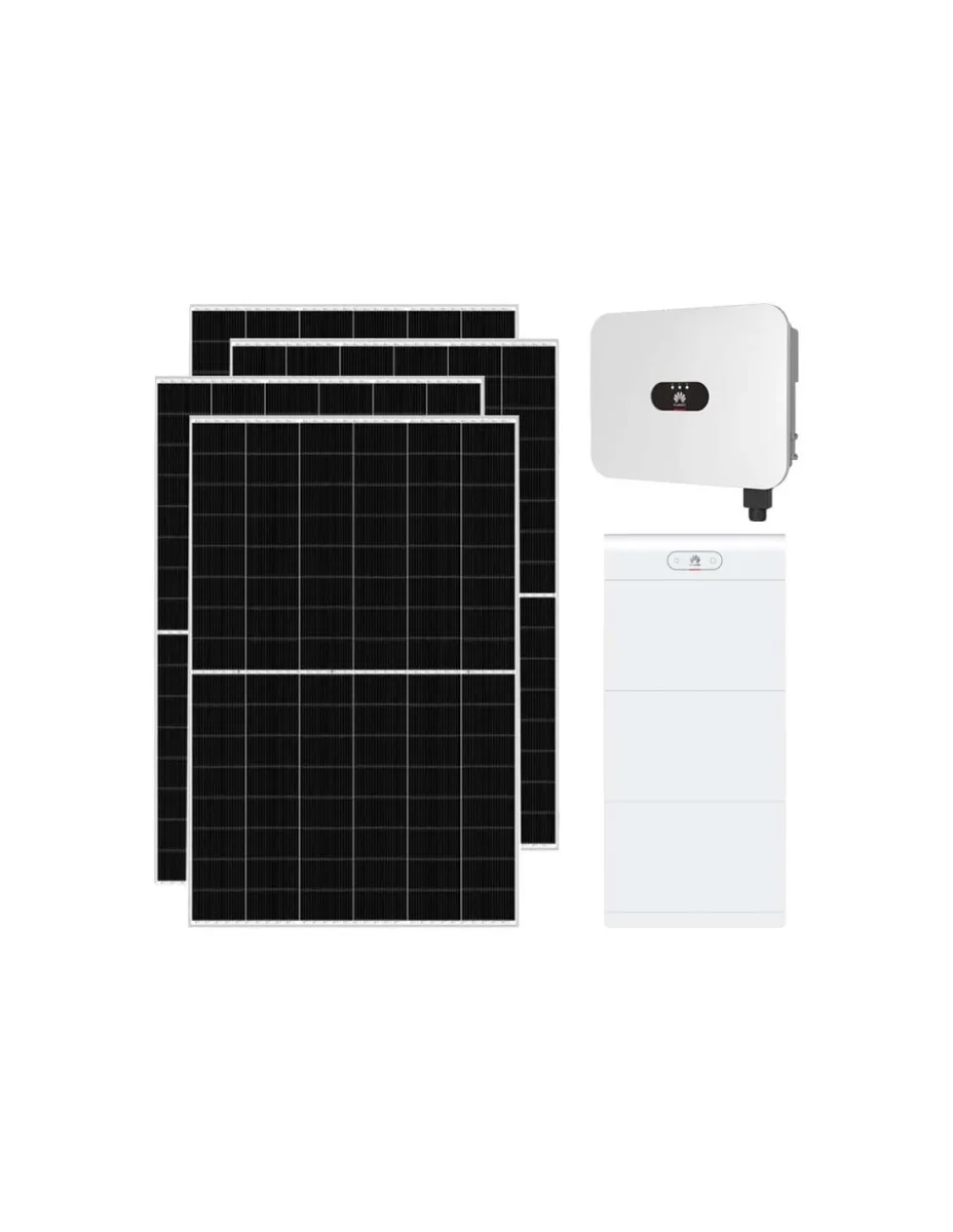 Kit fotovoltaico monofase 5005W inverter 4.6kW Huawei batteria al litio 21kWh LUNA2000