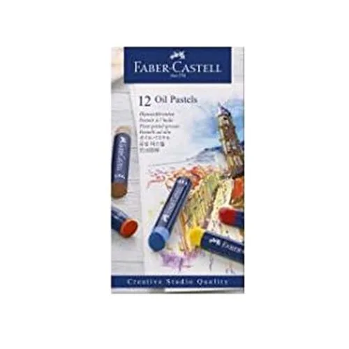 Faber Castell Pastelli Ad Olio Colori Assortiti Conf 12 Pz.