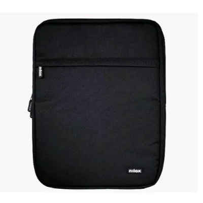 Nilox Tech Borsa a Fontina per Notebook da 14.1" in Poliestere 2 Scomparti Nero