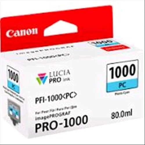 Canon Pfi-1000 PC Cartuccia Ink Ciano Fotografico