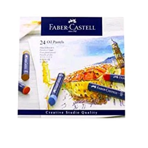 Faber Castell Pastelli Ad Olio Colori Assortiti Conf. 24 Pz.