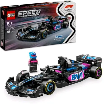 LEGO Speed Champion Auto da Corsa BWT Alpine F1 Team A524 con Minifigura del Pilota da Collezione