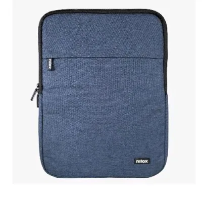 Nilox Tech Borsa a Fontina per Notebook da 15.6" in Poliestere 2 Scomparti Blu