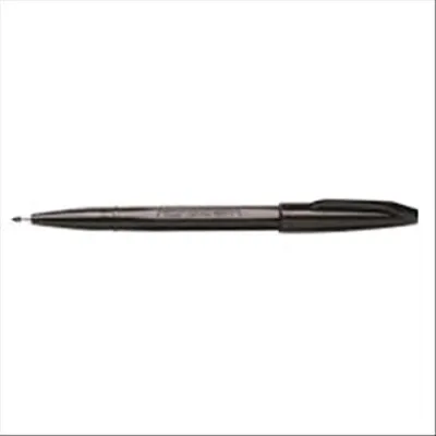 Pentel Sign Pen Penna Punta in Fibra 2 mm Nero Conf 12 Pz.