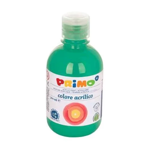 Primo Tempera Acrilica Flacone da 300 ml Colore Verde Scuro