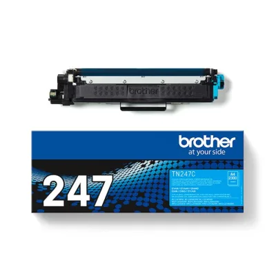 Brother TN-247C Toner Ciano Alta Capacita' 2.300 Pag per HLL3210CW / HLL3230CDW / HLL3270CDW / DCPL3550CDW / MFCL3730CDN / MFCL3750CDW / MFCL3770CDW