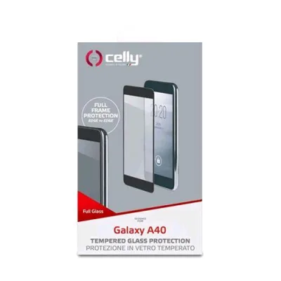 Celly Samsung Galaxy A40 Full Glass Black