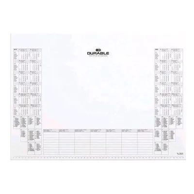 Durable Blocco Appunti con Calendario 24 Mesi 570X410 mm 25 Fogli