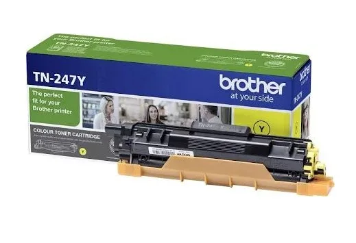 Brother TN-247Y Toner Alta Capacita' Giallo 2.300 Pag per HLL3210CW / HLL3230CDW / HLL3270CDW / DCPL3550CDW / MFCL3730CDN / MFCL3750CDW / MFCL3770CDW