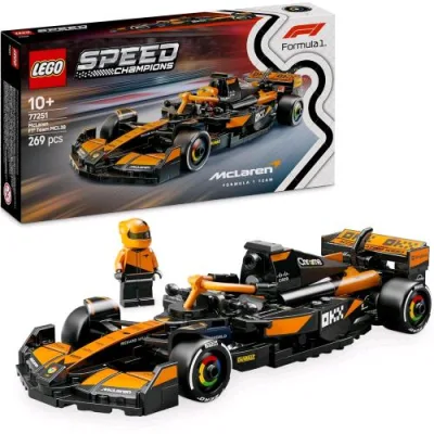 LEGO Speed Champion Auto da Corsa Mclaren F1 Team MCL38 con Minifigura del Pilota da Collezione