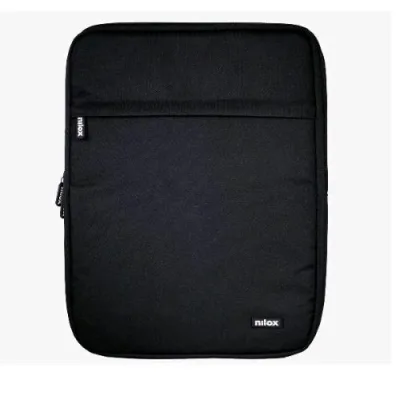 Nilox Tech Borsa a Fontina per Notebook da 15.6" in Poliestere 2 Scomparti Nero